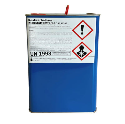 Restwachslöser Klebstoffentferner