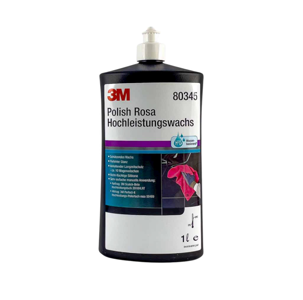 3M 80345 Polish Rosa Hochleistungswachs 1 ltr